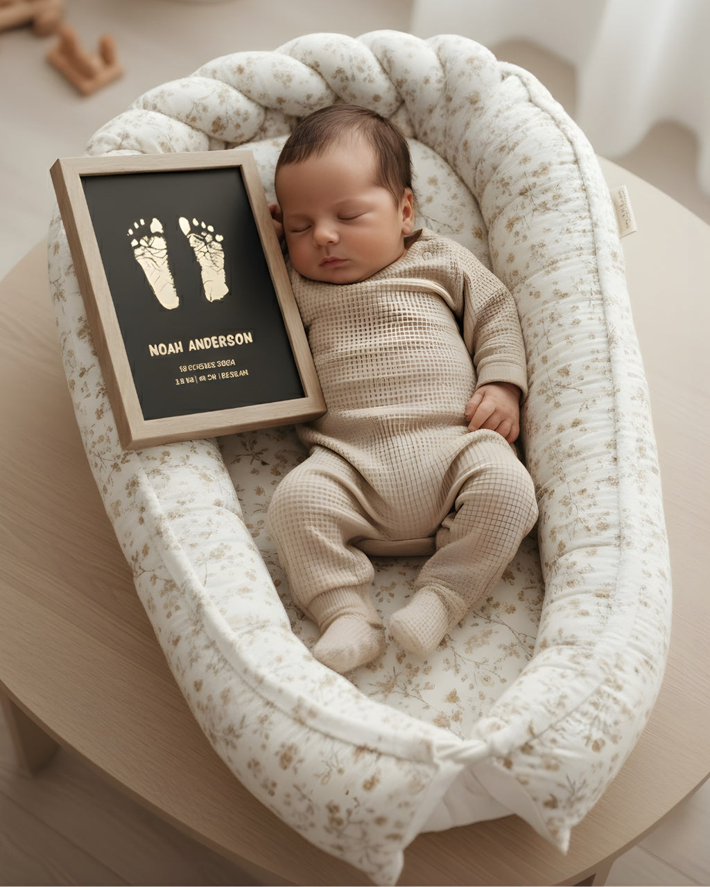 Foiled Baby Hand & Footprint