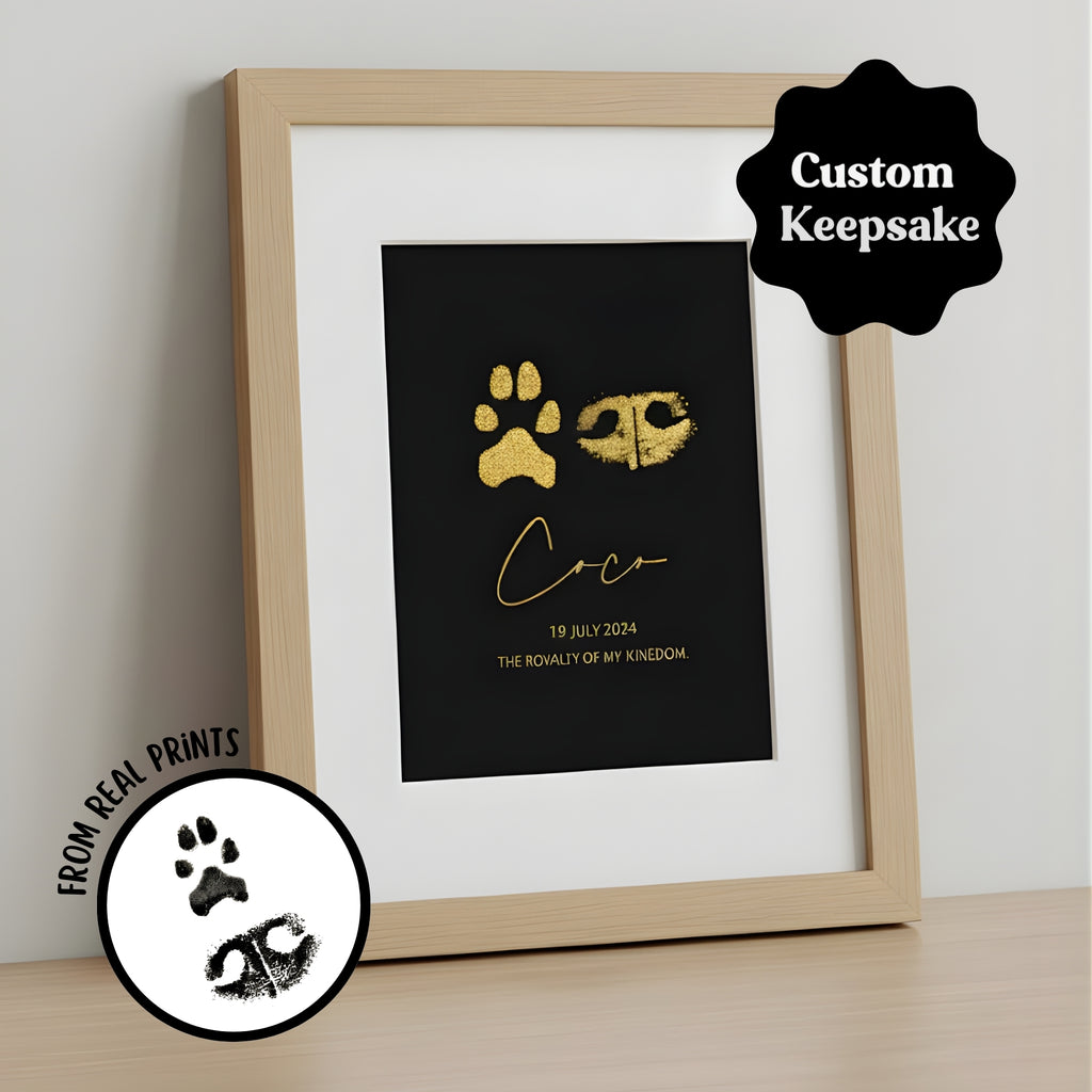 Foiled Pet Paw Print