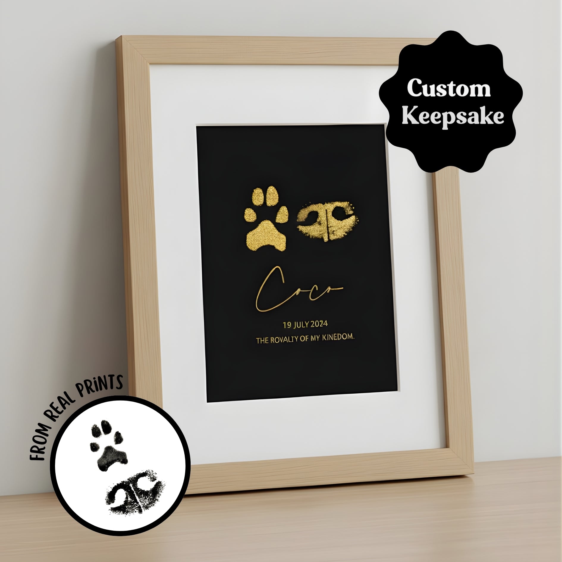 Foiled Pet Paw Print