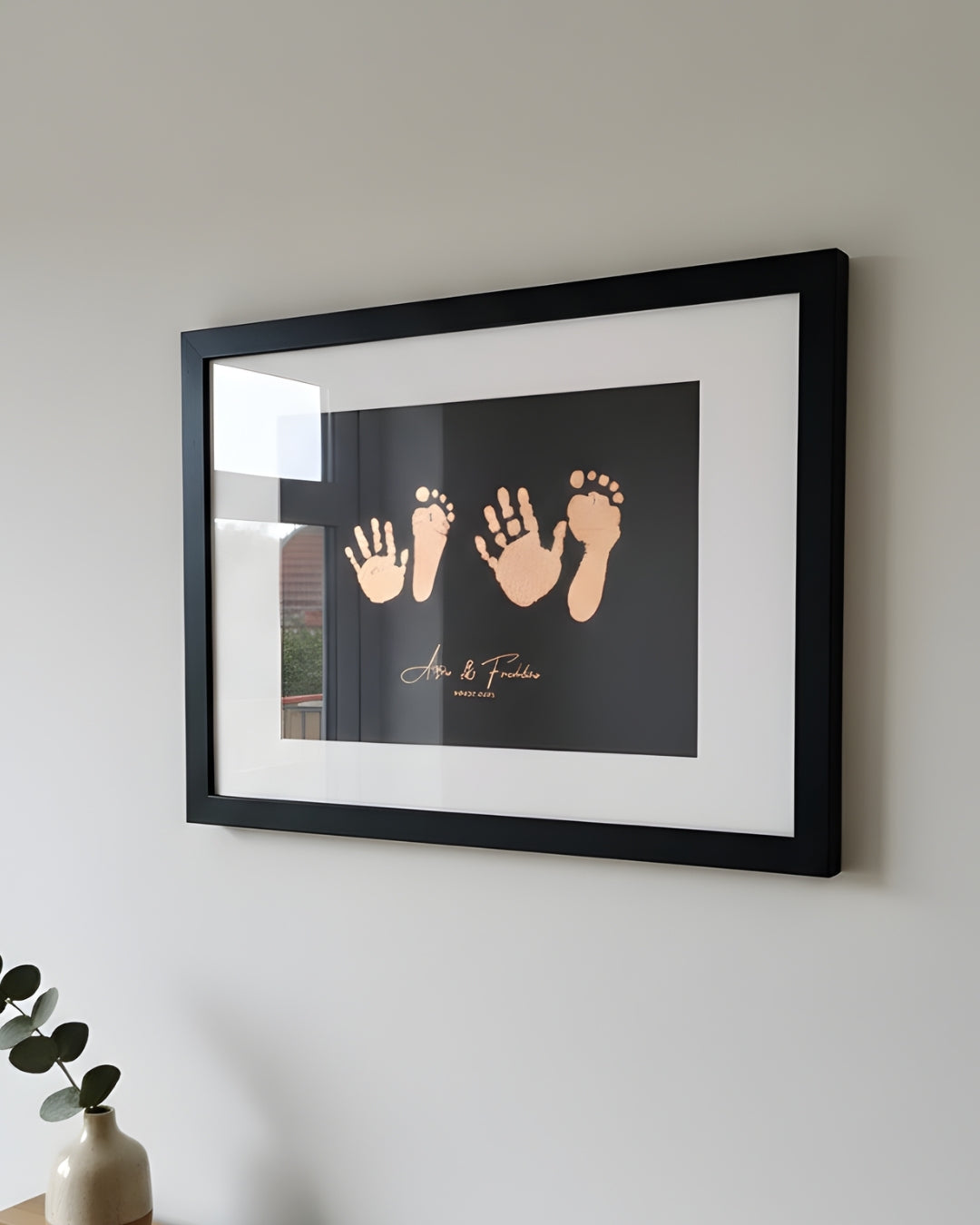 Siblings Foiled Hand & Footprint